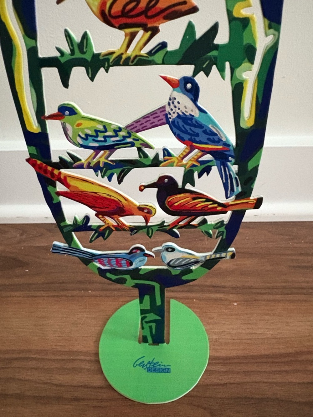 David Gerstein (b. 1944) Metal Birds Cypress Tree Pop Art - Picture 4 of 11